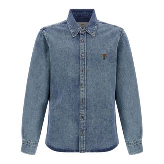 Ami Hombre, Camisas, Azul, Talla: S