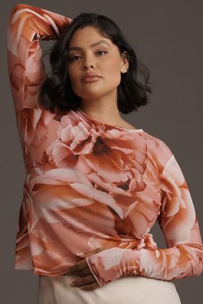 AFRM Kaylee Long-Sleeve Mesh Top