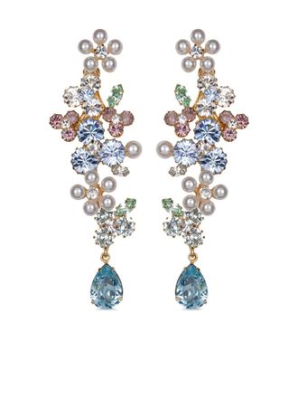 Jennifer Behr Virna oorbellen - Blauw