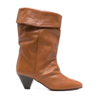 Isabel Marant Schoenen, Dames, Beige, 36 EU, Beige Laarzen voor Vrouwen