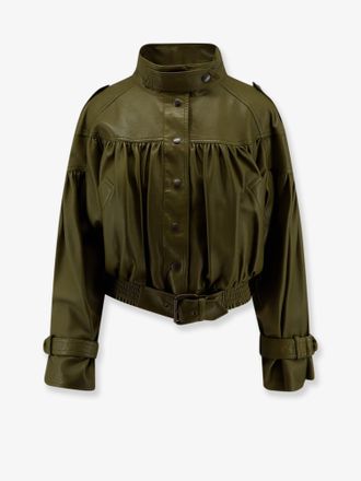 Chlo&eacute; Giacca crop fit in pelle - CHLOE - gender_Woman