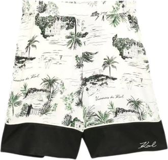 Karl Lagerfeld Printed PJ Shorts - Heren - Korte Broeken - Veelkleurig - 2XS - Korte Broeken