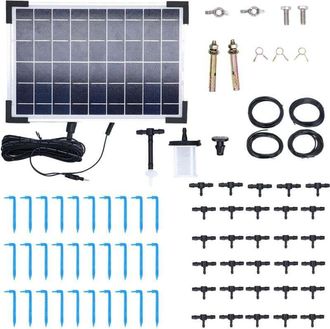 Elle Sistema De Riego Solar Autom&aacute;tico Trywise Con 10 Modos De Temporizador, Sistema De Riego Solar Multifuncional De Alta Eficiencia, 9v 5w