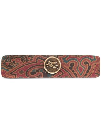 Etro Pegasus haarclip - Roze