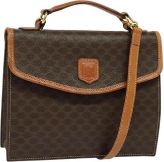 Celine Pre-owned Leather celine-bags - Dames - Vintage Handtas - Bruin - ONE Size - Leer - Vintage