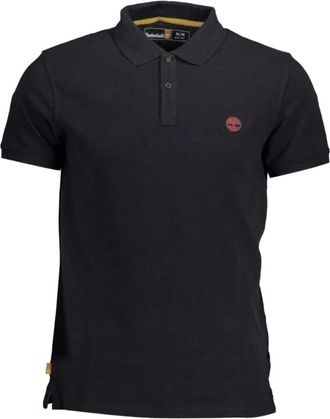Timberland Polo MC coton logo - Heren - Polos - Zwart - S - Katoen - Tops