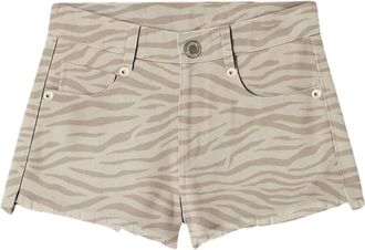 MC2 Saint Barth Short Musa - Dames - Denim shorts - Beige - M/L - Denim - Korte Broeken