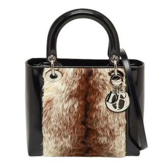 Dior Pre-owned Lady - Dames - Pre-owned - Veelkleurig - Maat: ONE Size Leer