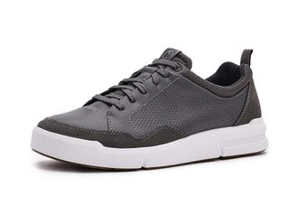 Nunn Bush KORE City Rally Oxford Athletic Style Moccasin Toe Lightweight Lace-Up Mens Shoes Gray : 10.5 W (EE), Faux Leather