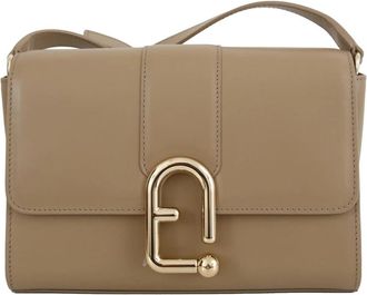 Furla Crossbody Bag - Dames - Schoudertassen - Bruin - ONE Size - Leer - Tassen