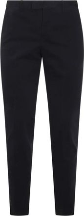 Pantaloni Torino Blauwe Broek met Frontsluiting - Heren - Slim Fit Broeken - Blauw - 3XL - Katoen - Broeken