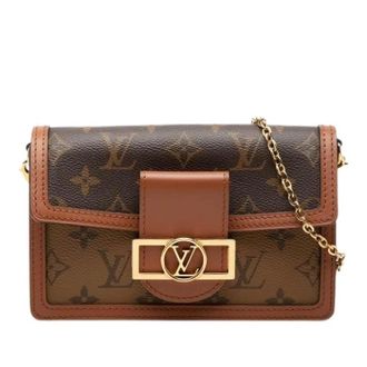 Louis Vuitton Pre-owned Dauphine Crossbody Tas - Dames - Pre-owned - Bruin - Maat: ONE Size