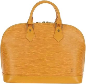 Louis Vuitton Pre-owned Handbags, female, Yellow, Size: ONE SIZE Pre-owned Alma Handbag