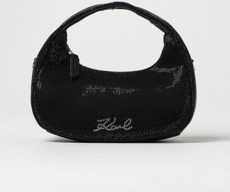 Karl Lagerfeld Borsa Karl Lagerfeld in tessuto con strass all over