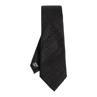Giorgio Armani Heren, Accessoires, Zwart, Maat: ONE Size Zijde