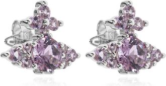Vivienne Westwood Accessoires, Dames, Grijs, ONE Size, Feodorita Oorbellen