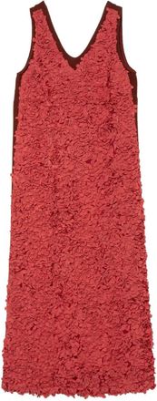 Muller Of Yoshiokubo Abito con scollo a V - Rosso