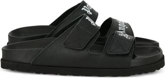 Palm Angels Sandali con logo - Nero