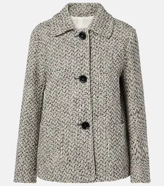 Max Mara Wool and cotton-blend jacket