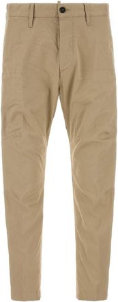 Dsquared2 Beige Stretch Cotton Chino Pant