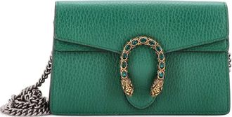 Gucci Dionysus Bag Leather Super Mini clutch bag - Groen