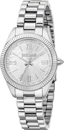 Just Cavalli Womens JC1L388M0045 Ladies Animalier Amabile Watch - Silver - One Size