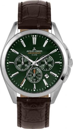 Jacques Lemans 1-1945-1C Mens Derby Watch - Silver - One Size