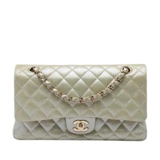 Chanel Pre-owned Classic Flap Bag - Dames - Pre-owned - Geel - Maat: ONE Size Leer