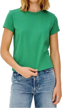 Rails Short Sleeve Girlfriend Tee In Green