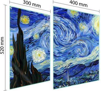 OEM Placa Protectora De Vidrio Para Estufa 70x52 Pieza