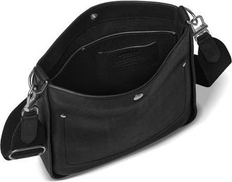 Shinola The Pocket Leather Crossbody Bag in Black at Nordstrom