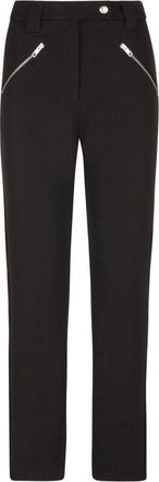 Bally high-waist straight-leg trousers - women - Polyester/Polyamide/Elastane - 42 - Black
