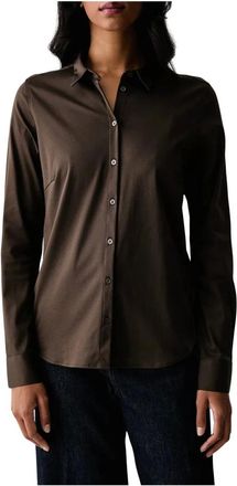 Mos Mosh Camisa de punto MMTina - Blouses & Shirts - Mujer - Marr&oacute;n - XS