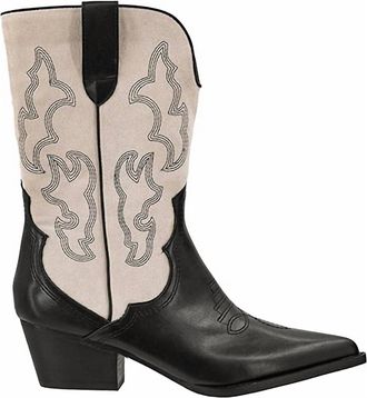 Corkys Footwear Womens Somebodys Problem Boots In Black Ivory