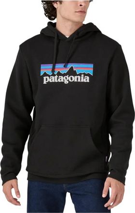 Patagonia P-6 Logo Uprisal Hoody - male - Patagonia - Long Sleeve Training Tops - Black - XL - Sport