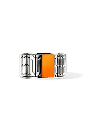 John Hardy Icon 50 Signet Ring in Silver at Nordstrom, Size 10