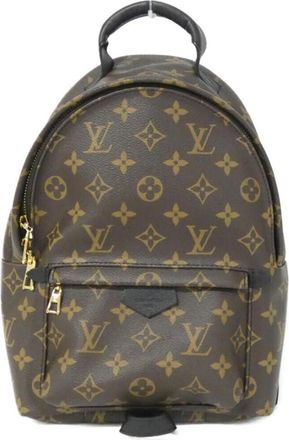 Louis Vuitton Brown Coated Canvas Backpack (Pre-Owned)