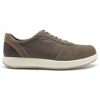 Joya Sven Leather Mens Low Top Trainers - Brown - Size:UK 10.5