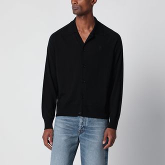 Ami Cardigan nero in lana