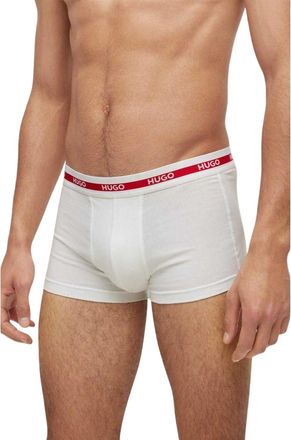 HUGO BOSS Hugo Biologische boxershorts voor heren (set van 3) (Wit)