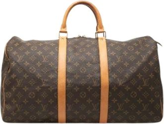Louis Vuitton Pre-owned Weekend Bags, female, Brown, Size: ONE SIZE Pre-owned Keepall 50