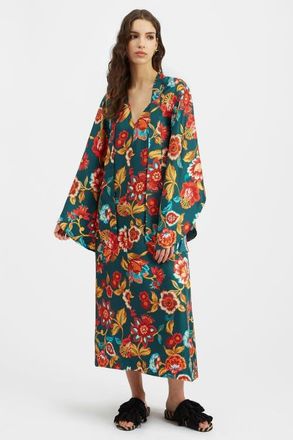 La DoubleJ Magnifico Midi Dress Hottie Emerald at Nordstrom, Size 46 It