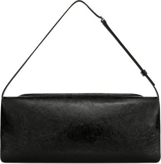 Courr&egrave;ges Black Cuff Naplack Shoulder Bag