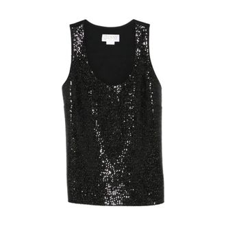 Genny Sleeveless Tops, female, Black, XS, Black Top for Women