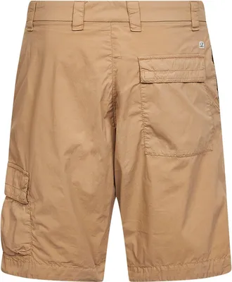 C.P. Company Mens Cargo Bermuda Shorts Beige Cotton