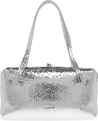 Jil Sander Shoulder Bag - Dames - Schoudertassen - Grijs - ONE Size - Leer - Tassen