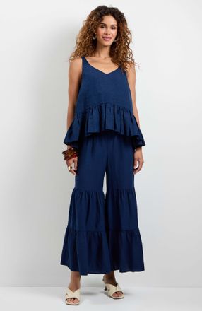 Trina Turk Bosco Tiered Ruffle Top