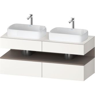 Duravit Qatego Consola Mueble Bajo Lavabo, 2 Extensiones, 2 - Duravit