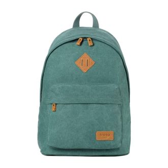 Troop London TRP0384 Heritage Canvas Backpack, Casual Daypack Turquoise