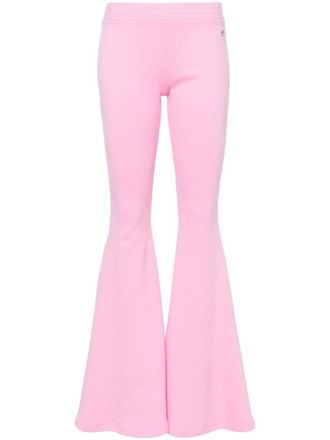 Giuseppe Di Morabito flared cotton track pants - Pink